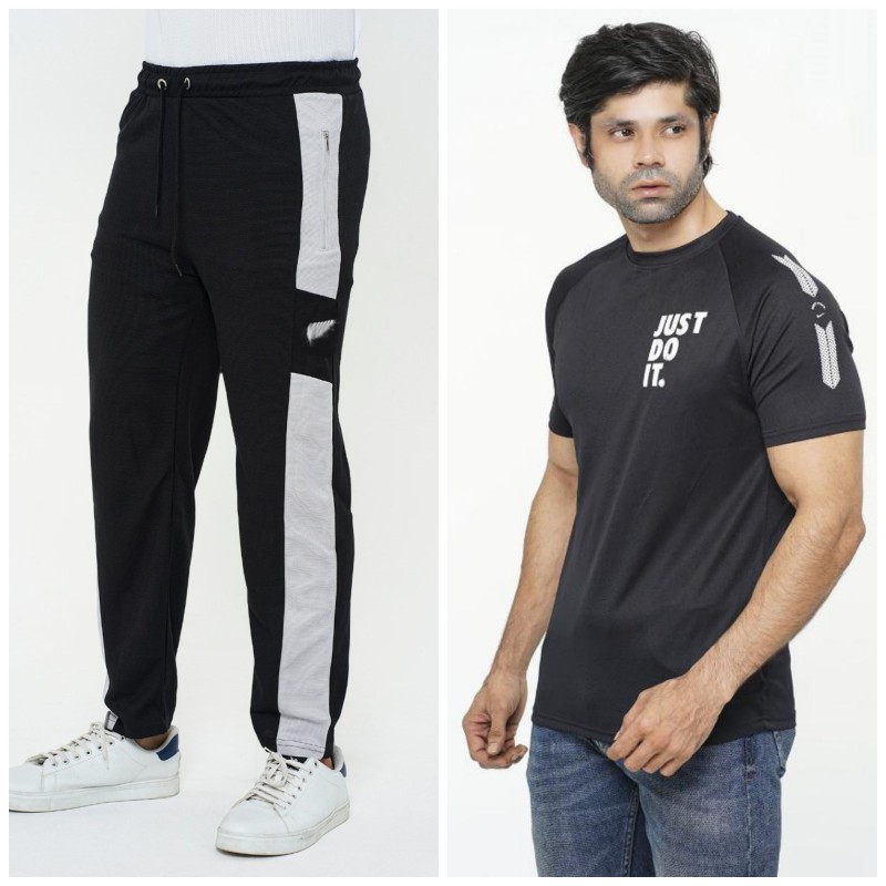 Nike trouser and t shirt combo set